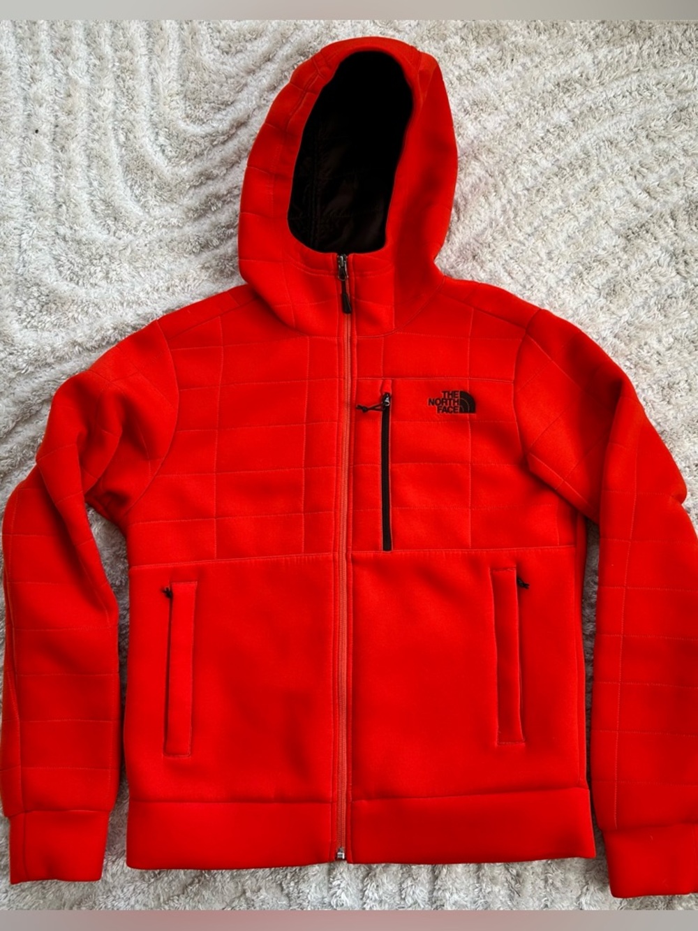 The North Face Mens Red Hooded Jacket